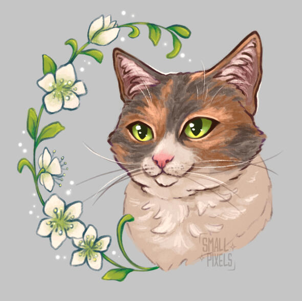 Personal artwork pet portrait